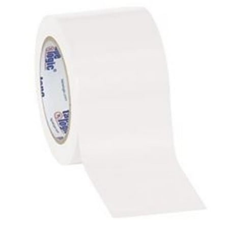 3 in. x 36 yards White Solid Vinyl Safety Tape - Pack of 3
