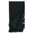 thumbnail image 5 of Fennco Styles Lizette Fringed Festive Cotton Napkins 20-inch Square, Set of 4 - Black Dinner Napkins for Everyday Use, Holidays, Banquets, Family Gatherings and Special Occasions, 5 of 5