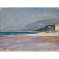 thumbnail image 2 of Jan Ciągliński 18x15 Gold Ornate Wood Frame and Double Matted Museum Art Print Titled - Italy (Ventimiglia) (About 1900), 2 of 4