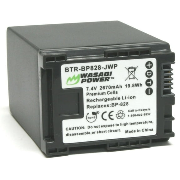 Wasabi Power Battery for Canon BP-828
