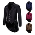 thumbnail image 4 of Traje de solapa de rendimiento para hombre, moda de talla europea, otoño e invierno, vestido de cola de milano para hombre, 4 of 4
