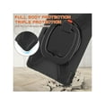 thumbnail image 4 of Samsung Galaxy Tab Active PRO 10.1 Case, Heavy Duty Rugged Shockproof Drop Protection Cover with 360 Stand, Handle Hand Strap & Shoulder Strap for Galaxy Tab Active PRO 10.1 inch SM-T540/T545/T547, 4 of 7
