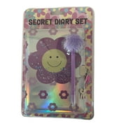 Daisy Smiles Secret Diary Set with heart Lock and Pom Pom Pen