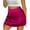 Rose Red, variant on Weardear Silk Skirts for Women 2025 Summer Mini Skirt Elastic High Waisted A Line Skirt with Zipper