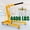 Yellow, variant on Yellow Folding Hydraulic Crane, Compact Engine Hoist, Heavy Duty Lift with Leveler, 2 Ton, 37in Width, for Equipment Maintain, Workshop, Industrial