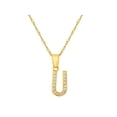 thumbnail image 1 of Collar Gargantilla Letra U, Oro 10K 45cm Horoz W1741, 1 of 4