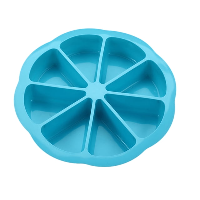 Molde de silicona para pasteles de 8 cavidades, antiadherente, para hacer waffles, pan, pizzas, brownies y panqueques. Bandejas resistentes al calor y sin BPA.