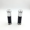 thumbnail image 3 of HTT-MOTOR Silver CNC "s" on Rubber Hand Grips Fit For BMW S1000RR Aprilia Buell Ducati Panigale Honda CBR Yamaha Kawasaki Ninja Suzuki with 7/8" Standard Handlebars, 3 of 6
