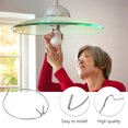 thumbnail image 3 of Shisuyan 12Pcs Halogen Lamp Retaining Spring Clips Downlight Clips Manganese Steel, 3 of 9