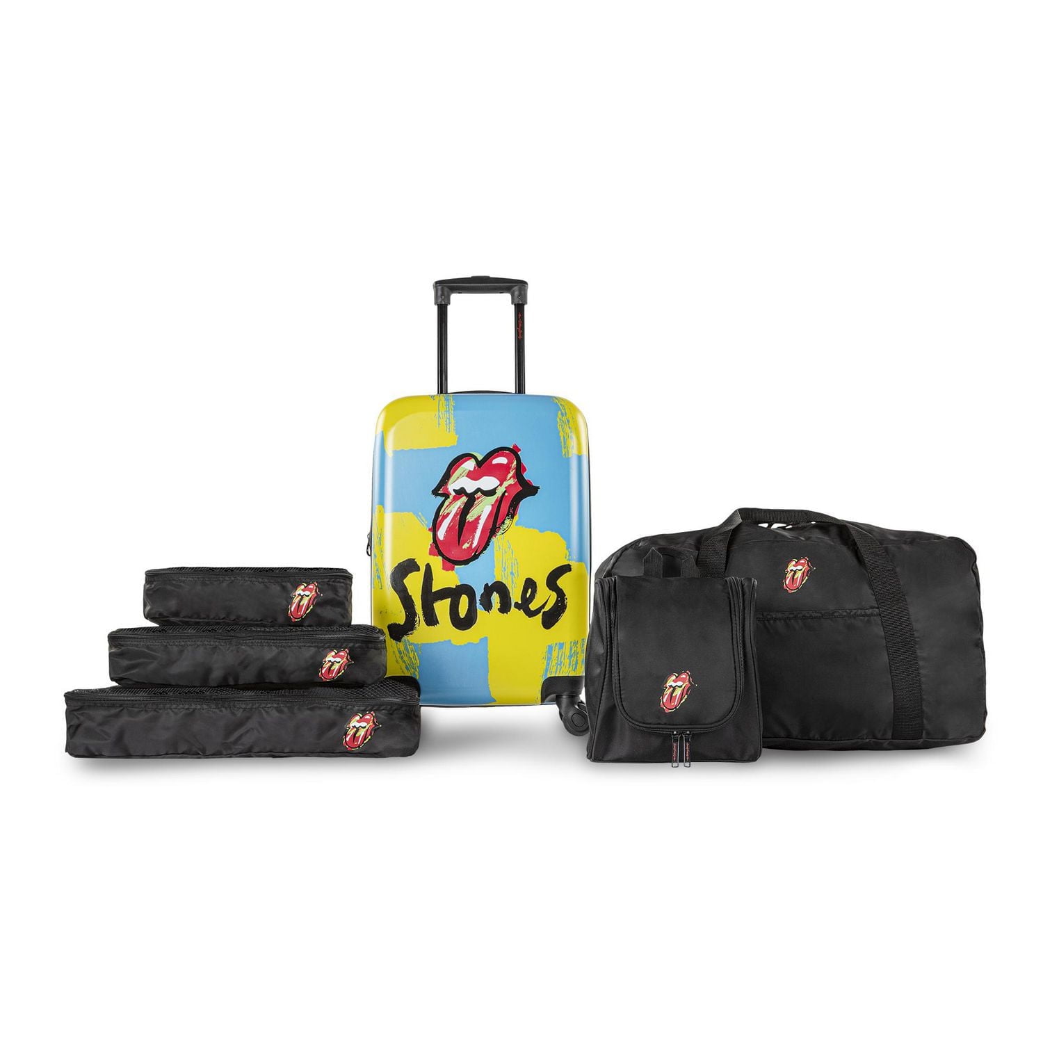 The Rolling Stones - Limited Edition No Filter Tour Collection - Carry-on with travel accessories, Includes packing cubes, duffle and toiletry bag