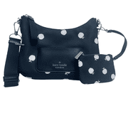 Kate Spade New York Womens Chelsea Printed Small Nylon Crossbody Bag (Black Multi)