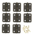 thumbnail image 1 of 250 Pcs Charnières à Ressort de Fermeture Professionnelles Mini Charnière en Métal avec Vis, 1 of 8