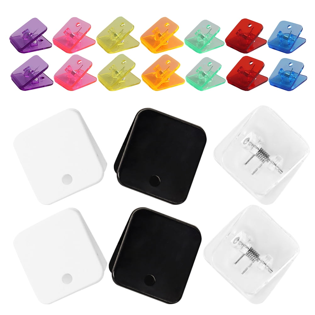 FRCOLOR 100 pcs Office Clip Clips Office Supplies Binder Clips Medium Small Binder Clips Paper Clips Medium Binder Clips Multi-Function Picture Clamps Corner Paper Clips