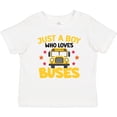 thumbnail image 3 of Inktastic Just a Boy Who Loves School Buses Boys Baby T-Shirt, 3 of 5