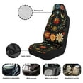 thumbnail image 6 of Yuyamidu Cute Ladybug Car Seat Covers Set of 2 Waterproof Front Seat Covers Flowers Front Seat Cover Universal Fit for Auto Truck Van SUV, 6 of 7