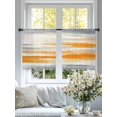 thumbnail image 6 of Sheer Curtains 45 Inches Long, Orange Gray White Light Filtering Window Curtains for Living Room/Bedroom, Farmhouse Abstract Ombre Texture Rod Pocket Voile Sheer Curtain Drapes, 52"W x 45"L, 2 Panels, 6 of 8
