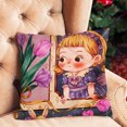 thumbnail image 1 of Cuadros Decorativos 11CT Impreso Chica Punto de Cruz Funda de Almohada Bordado Funda de Almohada Decoración (2) Wdftyju embutido en tela, 1 of 1
