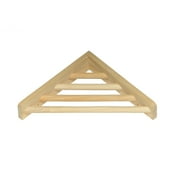 Prevue Wood Corner Shelf - 1 Pack - (7in.L x 7in.W x 1.5in.H)