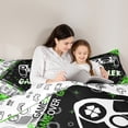 thumbnail image 5 of Homewish Gamepads Gamer 3 Pieces Queen Comforter Set For Female Men Teens,Video Game Ultra Soft Bedding Sets,Abstract Game Bedding Comforter Set,Ultra Soft Home Decor,Reversible, 5 of 8
