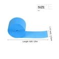 thumbnail image 2 of Uxcell Crepe Paper Streamer Decoration 82ft Long 1.77 Inch Wide, Sky Blue 5 Pack, 2 of 5
