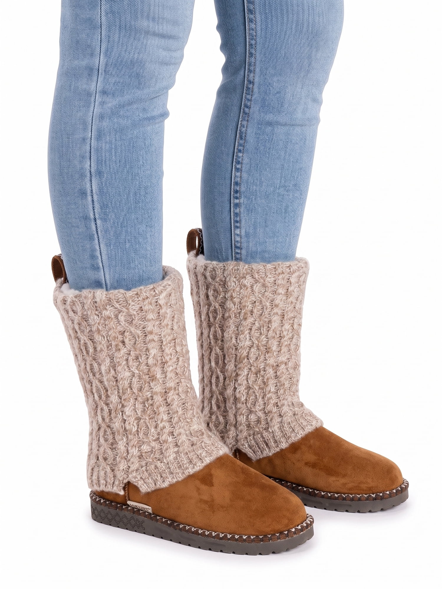 MUK LUKS Women's Jackie Faux Suede Boot (Wide Width Available)