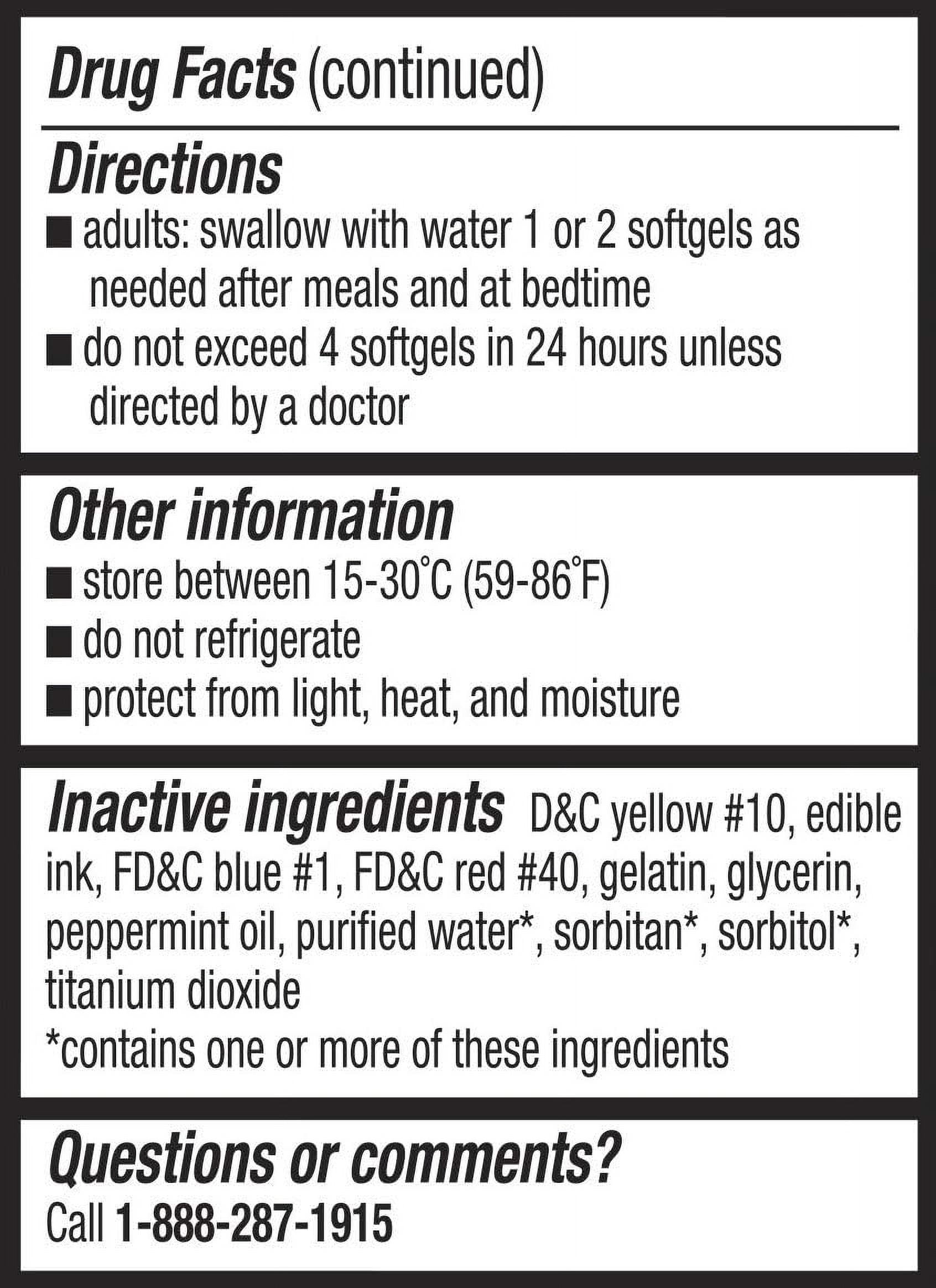 Equate Extra Strength Gas Relief Softgels, 72 ct, (Pack of 2)