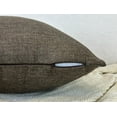 thumbnail image 6 of Aiking Home Woven Fine Faux Linen Throw Pillow Cover, size 14"x26", Brown, 6 of 6
