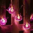 thumbnail image 1 of MesaSe PENGXAING Halloween String Lights 2Pcs 9.8ft 20 LED Skeleton Pumpkin Ghost Bat Hanging Fairy String Lights for Window Courtyard, 1 of 9