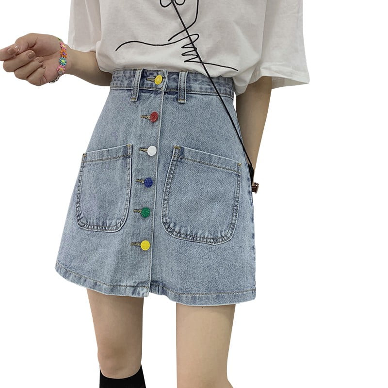 denim skirts for ladies