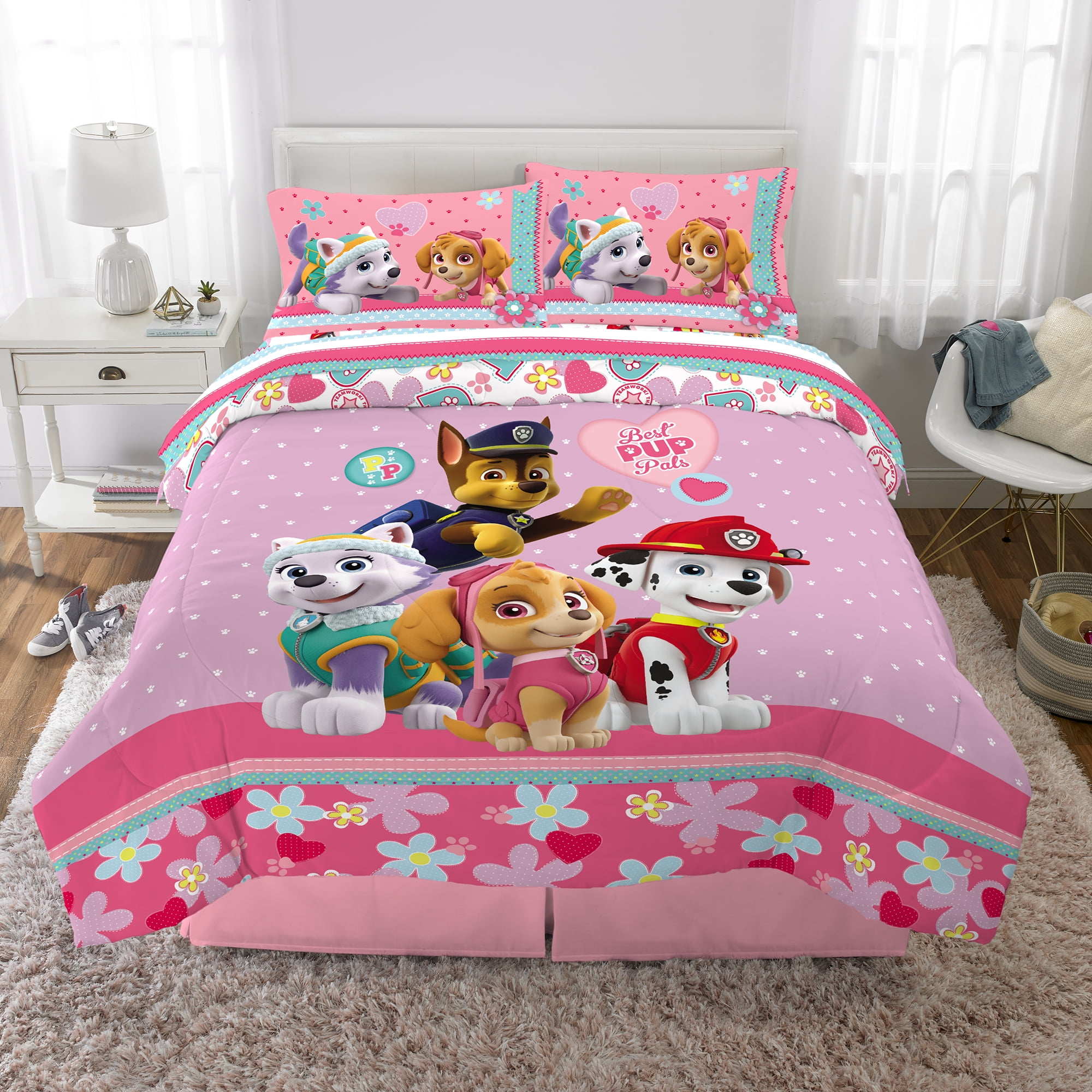 paw patrol bedding twin set