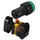 thumbnail image 2 of 2pcs Ac220v Led Power Indicator Light Indicator Light 22mm Diameter, 2 of 5