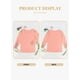 thumbnail image 4 of Blusa tipo túnica Eytino para mujer, talla grande, manga larga, rosa, 4X, 4 of 6