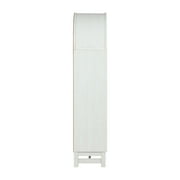 Better Homes & Gardens Juliet Open Arch Bookcase, White and Light Honey