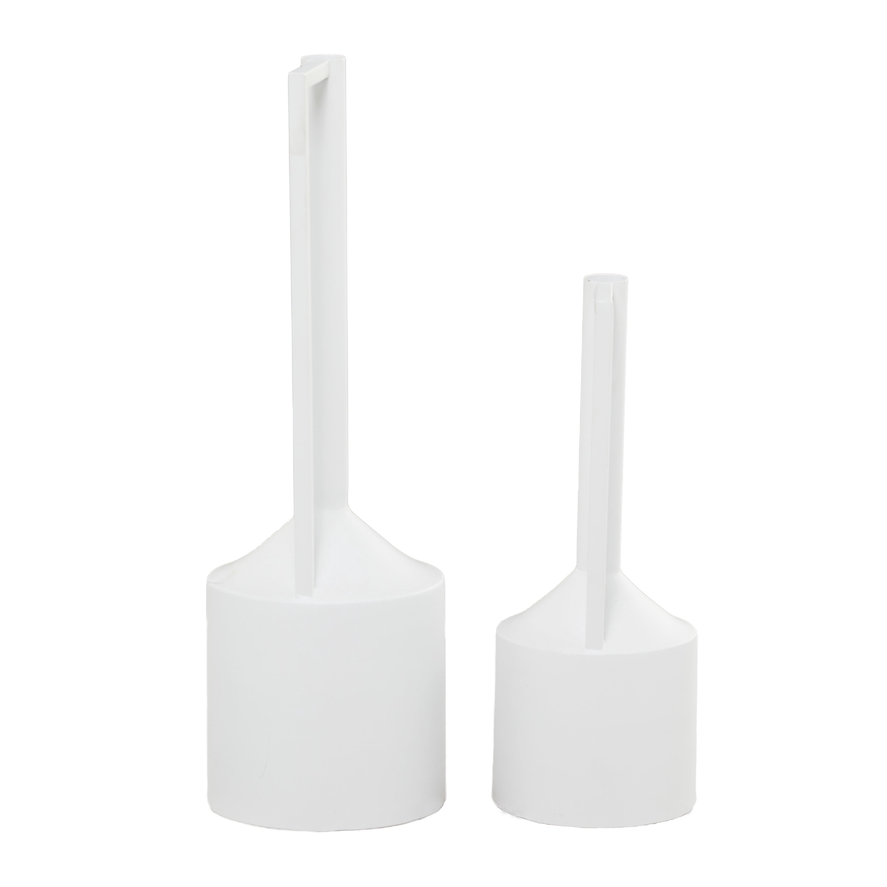 CosmoLiving by Cosmopolitan 22", 16"H White Metal Vase with Handles, Set of 2