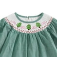 thumbnail image 4 of YESIMOLA Girls Tutu Dress Purple Tulle Dress Vintage Black Dress Baby Girl Gifts Girls Clothes Size 14 Christmas Gifts Bulk 0-3 Months Baby Clothes, Green 12-18 Months, 4 of 4