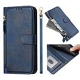 thumbnail image 1 of Étui pour Nokia C30 avec Poche Zippée, Portefeuille Magnétique à Rabat avec 7 Emplacements pour Cartes et Dragonne, 1 of 5