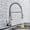 Chrome, variant on Kitchen Sink Faucet for Bar Farmhouse Commercial, Chrome Polish Kitchen Faucet, Deck Mounted Hot Cold Water Mixer Faucet, Spring Kitchen Pull Down Mixer, 2 Function Spout Water Mixer Tap