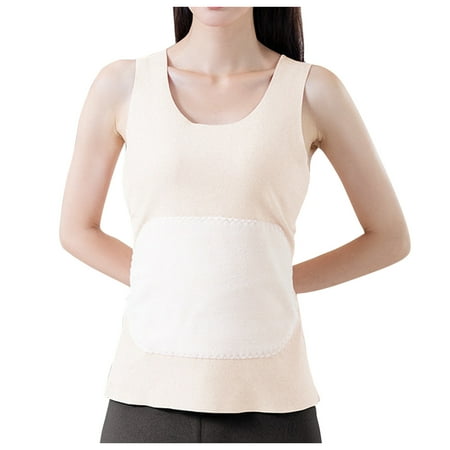 

Cptfadh Underwear For Women Pajamas Womens Clothes Tops O Women Fleece Lined Thermal Tank Underwear Neck Tops
