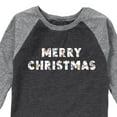 thumbnail image 3 of Disney Winnie The Pooh - Merry Christmas - Toddler & Youth Raglan Graphic T-Shirt, 3 of 6