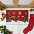 thumbnail image 4 of Custom Christmas Tree Red Truck Door Mat Holiday Rug for Festive Home, 4 of 4