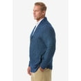 thumbnail image 3 of KingSize Men's Big & Tall Soft Cable Knit Shawl Collar Cardigan, 3 of 3