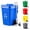 Blue, variant on 2026 New Creative Trash Bin Ceramic Mug with Lid & Spoon - 400ml Funny Recycling Bin Coffee Mug, Novelty Trash Can Shaped Mug for Coffee Milk, Storage for Pencils & Pens, Funny Gag Gift (Blue)
