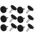 thumbnail image 1 of Tornillo M8x20mm Montaje Base Estriada Deslizamiento de Muebles Pie Nivelador Ajustable 12pcs, 1 of 3