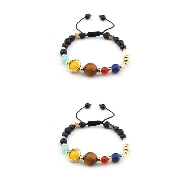 Qarigey Brazalete de sistemas solares Elegante brazalete unisex hecho a mano fácil de combinar Type1 NO1