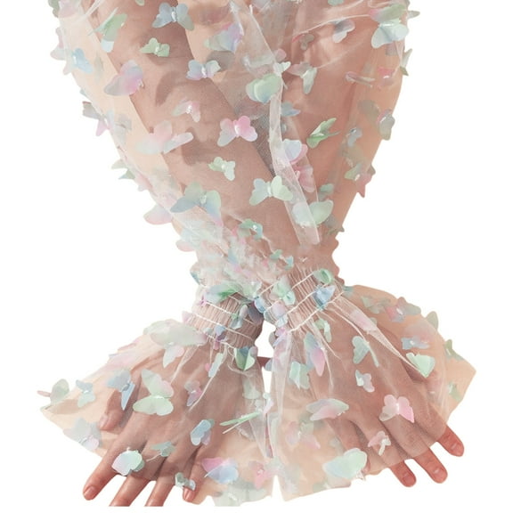 JZROCKER 1pair Luxurious Laces Oversleeves Elegant Dress Arm Sleeves Stylish Sleeves for Themed Parties and Ceremonies