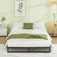 thumbnail image 3 of WYZZHY QIZUAKDF 7 Inch Full Size Bed Frame Heavy Duty Metal Platform No Box Spring Needed  Easy Assembly Noise Free  Black, 3 of 9