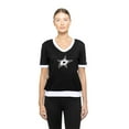 thumbnail image 5 of Women's New Era Black Dallas Stars Game Day Rhinestuds T-Shirt, 5 of 6