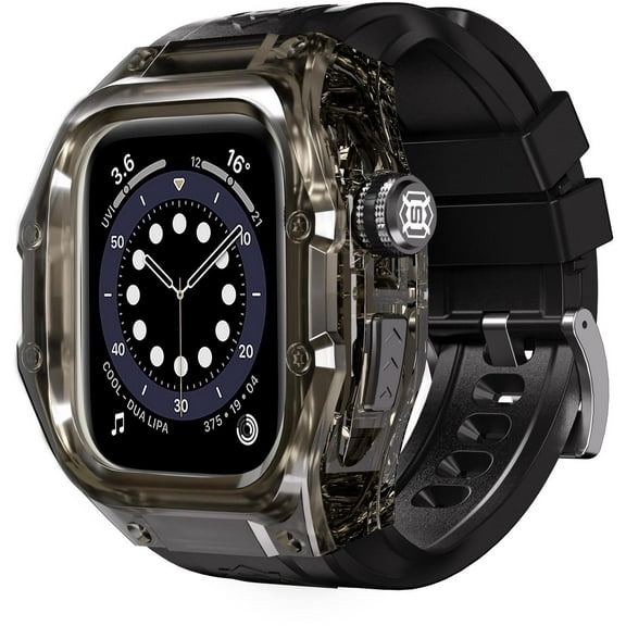 Waterproof Case for Apple Watch Series 10 46mm, Protective Rugged Case with Soft Silicone Band and Built-in Screen Protector for iWatch Series 10 46mm