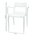 thumbnail image 3 of Silla Mainstays 56 x 56 x 82 cm Blanco, 3 of 4