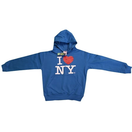 I Love NY New York Kids Hoodie Screen Print Heart...